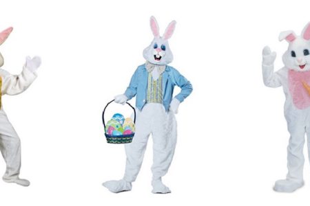 Plush Easter Bunny Costume