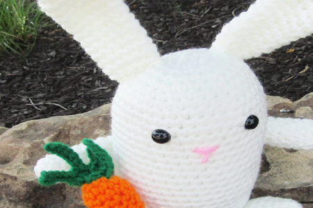 Handmade Crocheted Bunny to Love