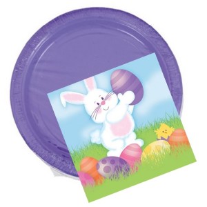 Easter Paper Plates and Napkins