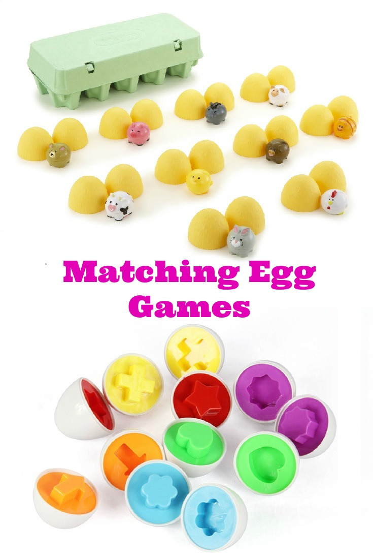 Matching Egg Games for Toddlers Eggciting Easter