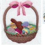 Embroidered Easter Hand Towels