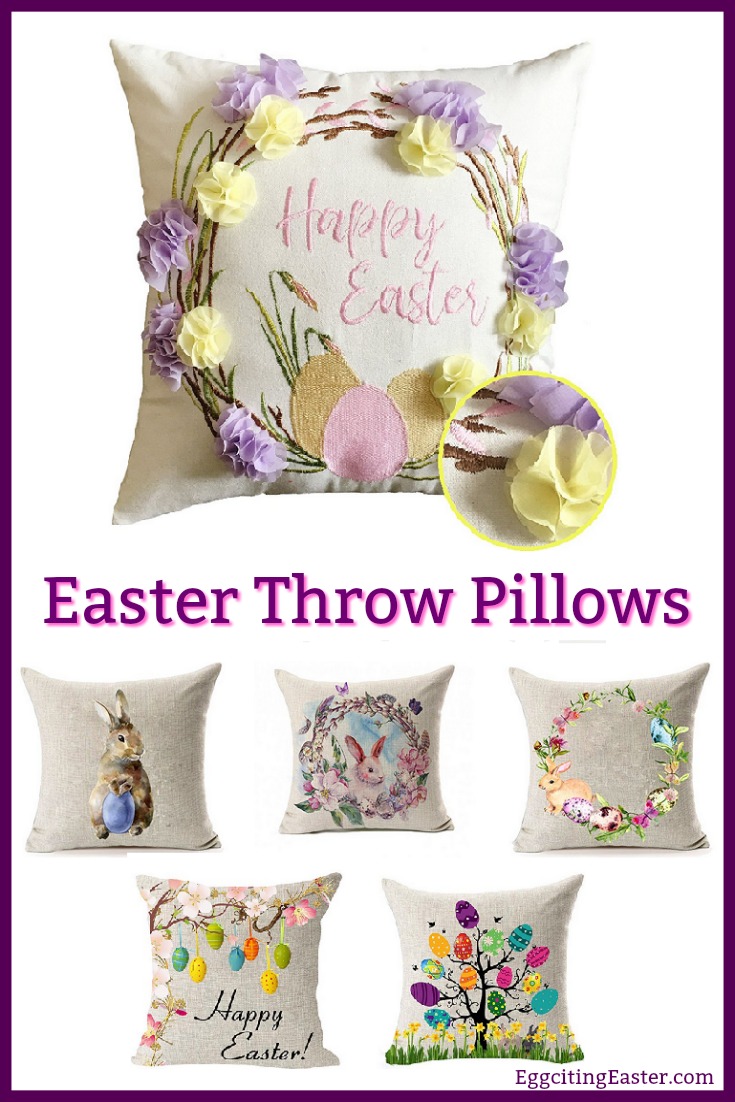 Decorative Easter Throw Pillows