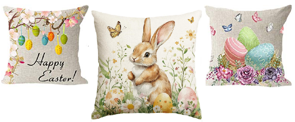 easter pillows